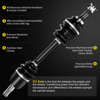 2X CV Axles for Honda Foreman Rubicon 500 650 680 (2005–2007)