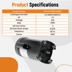 B2854 B2854V1 1.5HP Square Flange Pool Pump for Challenger Pool Pump