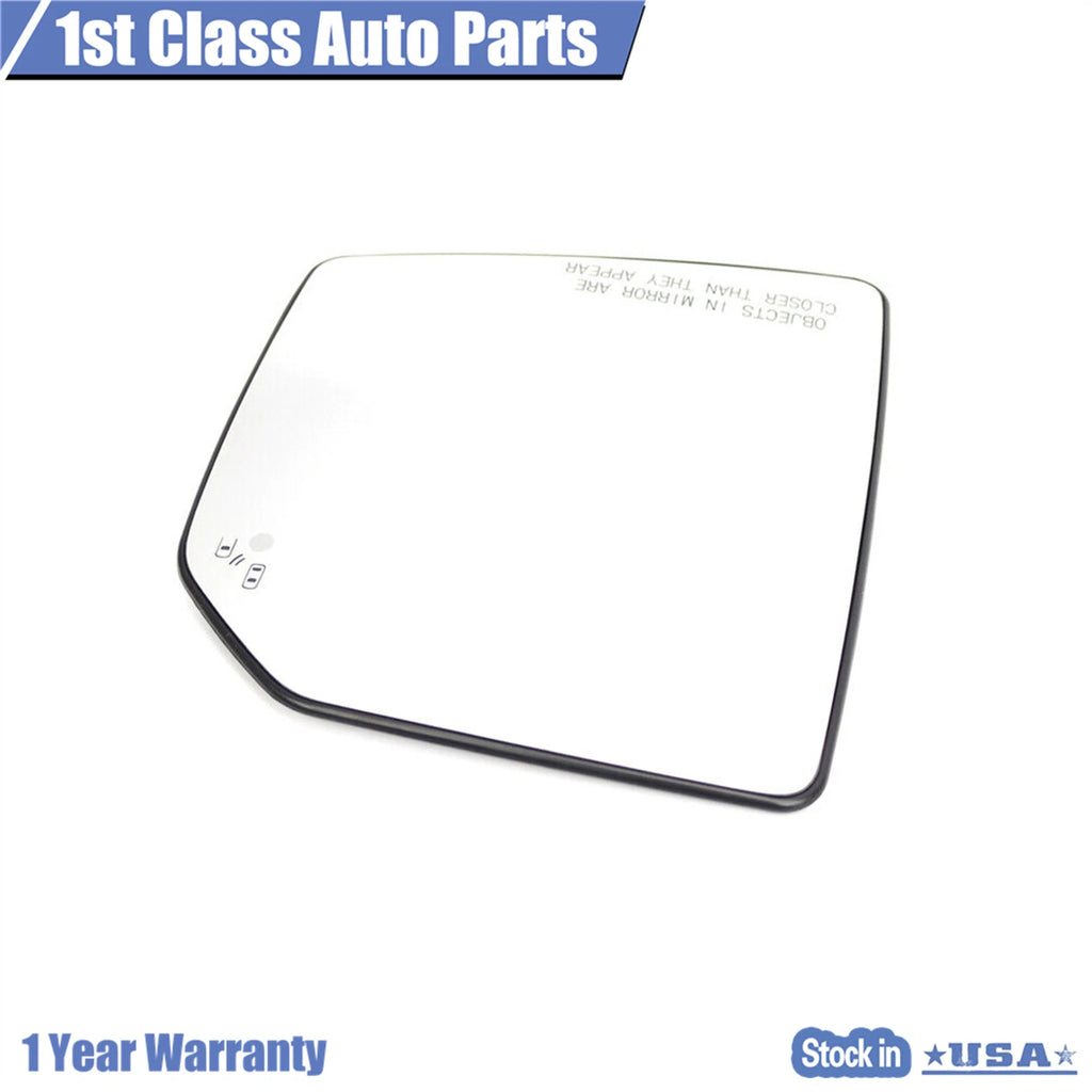 Rear View Mirror Glass with Backplate for Ford F150 (2015-2017)