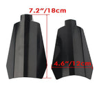 7.2x4 in Memphis Shade Coffin Cut Hand Guard for Harley Dyna, Sportster