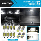 12Pcs LED Interior Light Upgrade Kit for Toyota Landcruiser Prado 150 (2009–2023)