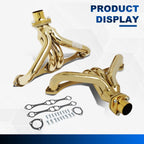 Stainless Steel Gold Exhaust Header for Street Rod SBC Small Block V8 (1923–1949)
