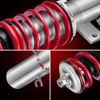 Set of 4 Coilover Shock Absorbers for Volkswagen Polo (2009–2017)
