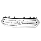 Replacement Silver Painted Grille w Emblem Hole for Toyota Highlander (2011–2013)