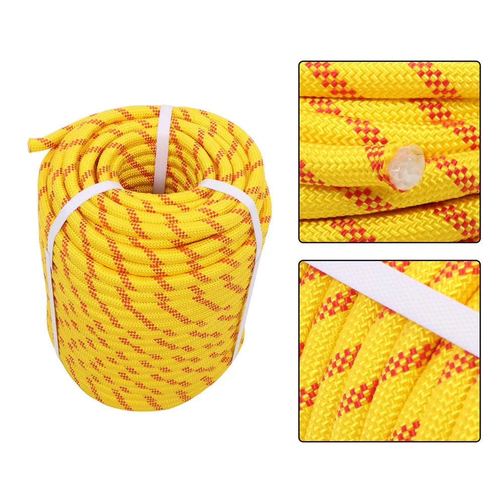 1/2" Polyester Braided Arborist Rope 150' (Rigging, 6500 Lbs)
