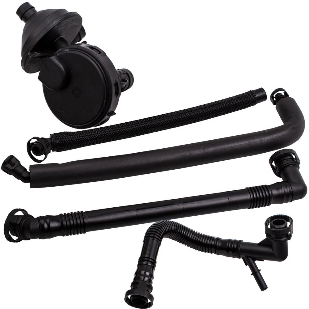PCV Crankcase Vent Valve Hose Kit for BMW E53 E85 E83 E60 E39 E46 (2000-2006)