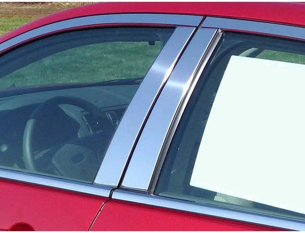 4pc. Luxury FX Chrome Pillar Post Set for 2006 Lincoln Zephyr