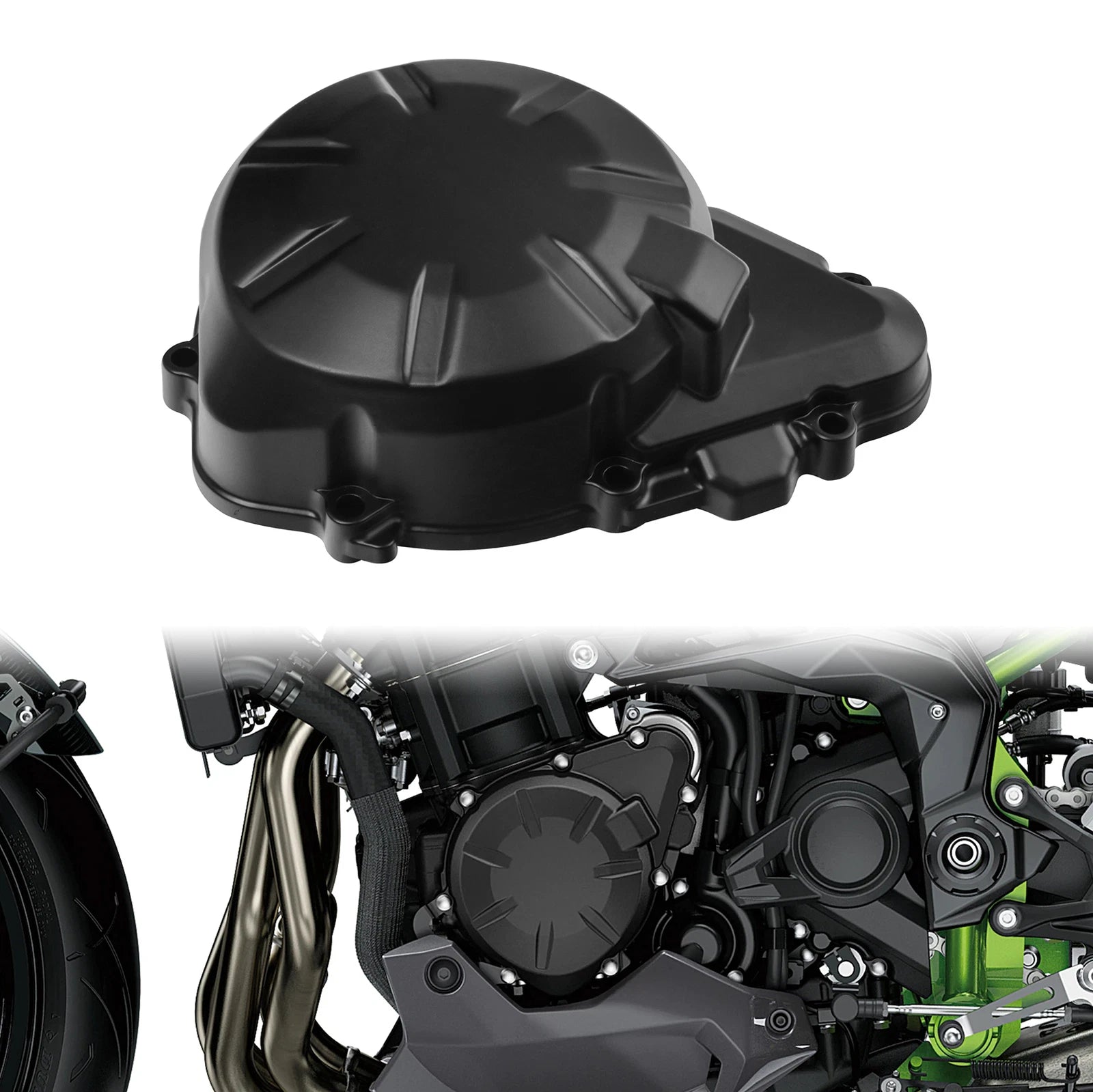Left Crankcase Stator Engine Cover for Kawasaki Z900 Z 900 ABS (2017–2025)