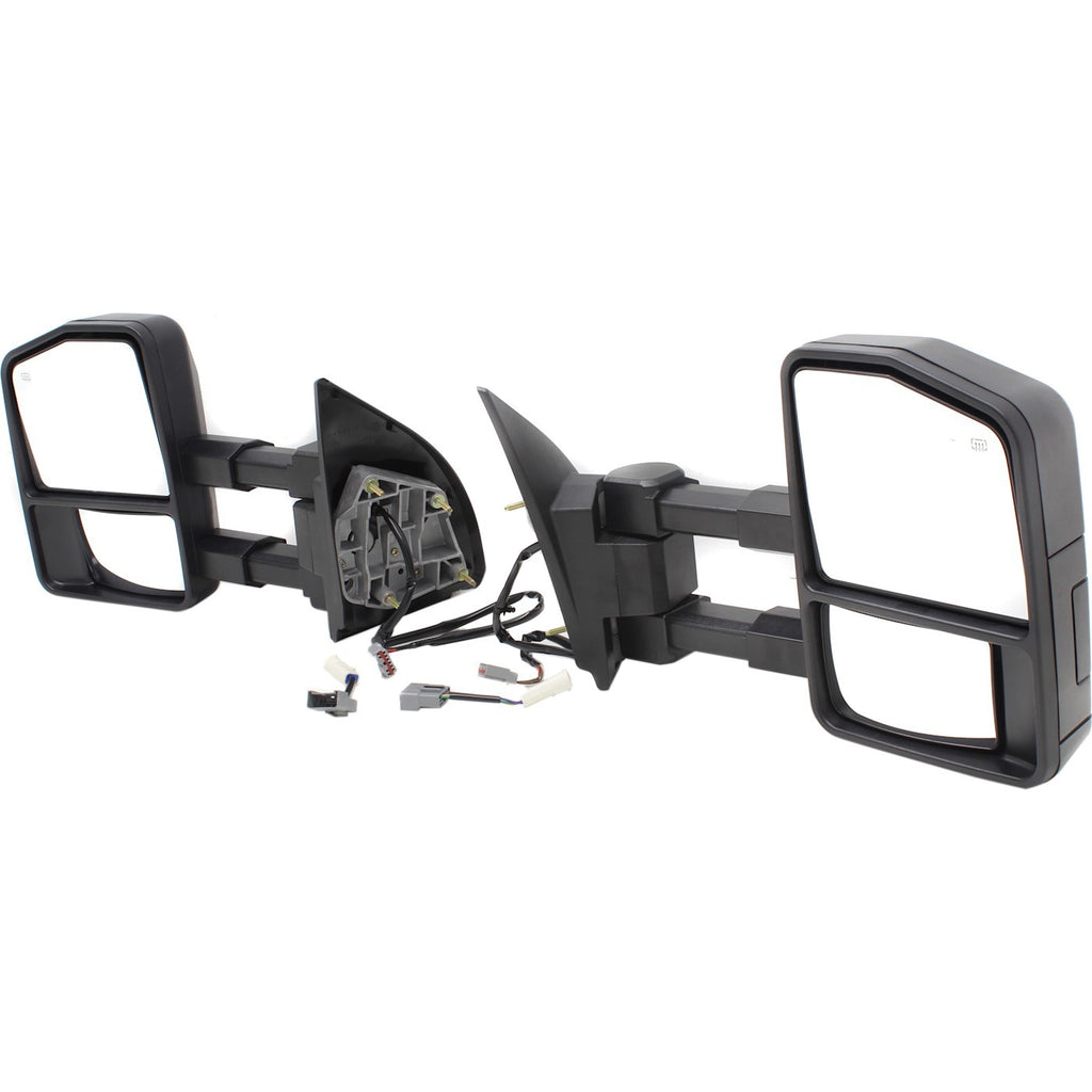 Set of 2 Heated Towing Mirrors for Ford F450 F550