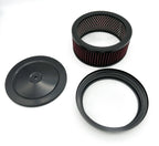 Air Cleaner Assembly Washable Black 6-3/8 Inch for 4BBL Carburetor (—)