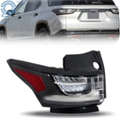 Left Driver Outside Tail Light for Chevrolet Traverse (2018–2020)