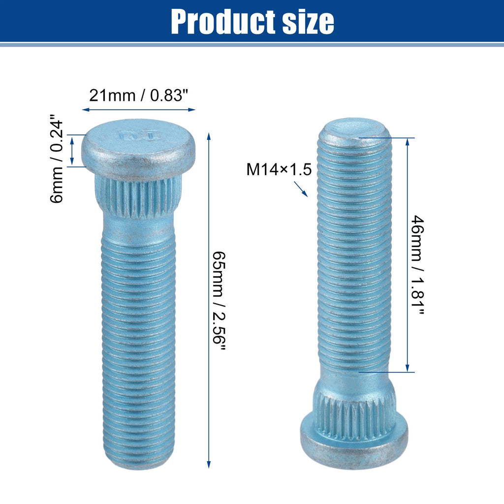 20 Pcs M14x1.5 Wheel Lug Bolt Nuts for Dodge Durango (2011–2020) No. 6509858AA