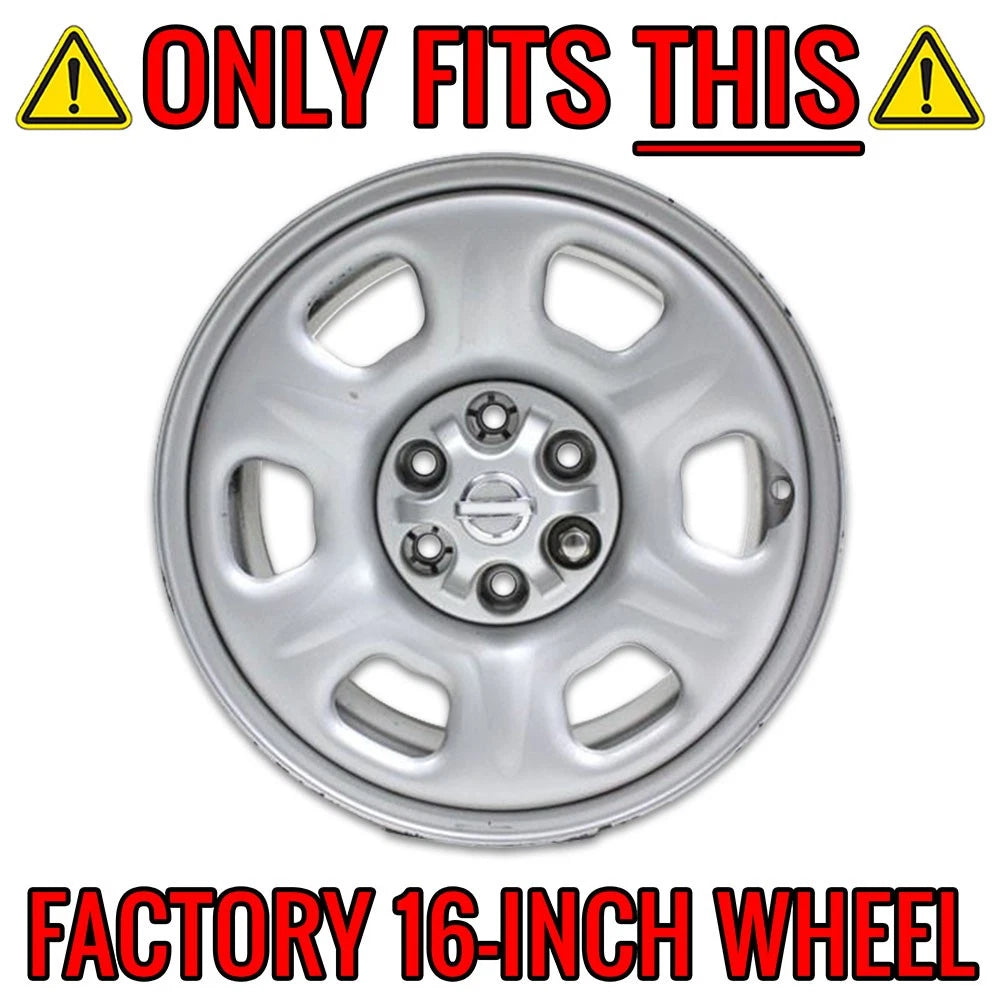 Wheel Skins 16 Inch Chrome Replacement for 2006–2014 Nissan Xterra
