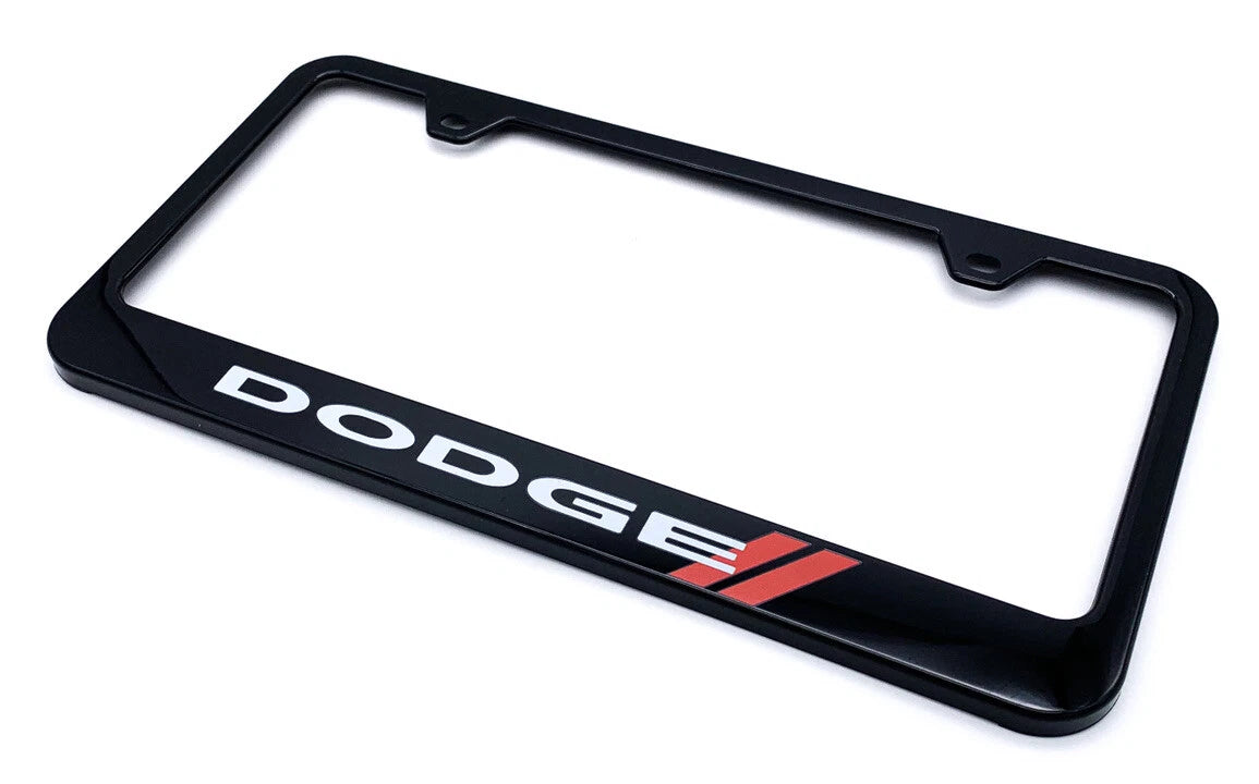 License Plate Frame Rear Black Replacement for Dodge Charger (2015–2023)