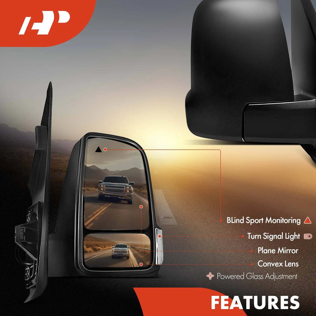 Power Folding Blind Spot Mirror for Benz Sprinter 1500 (2019-2023)