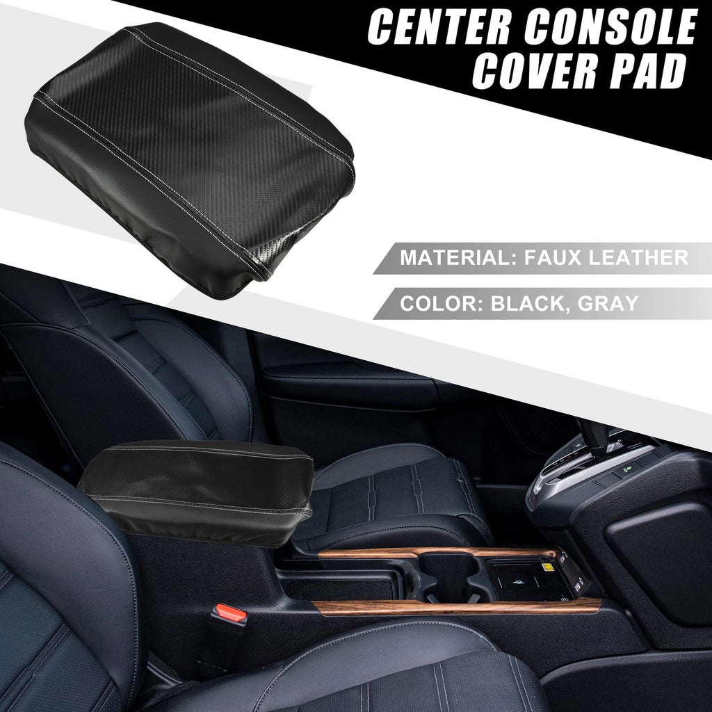 Center Console for Toyota Venza (2021–2023) Carbon Fiber Pattern Black Gray