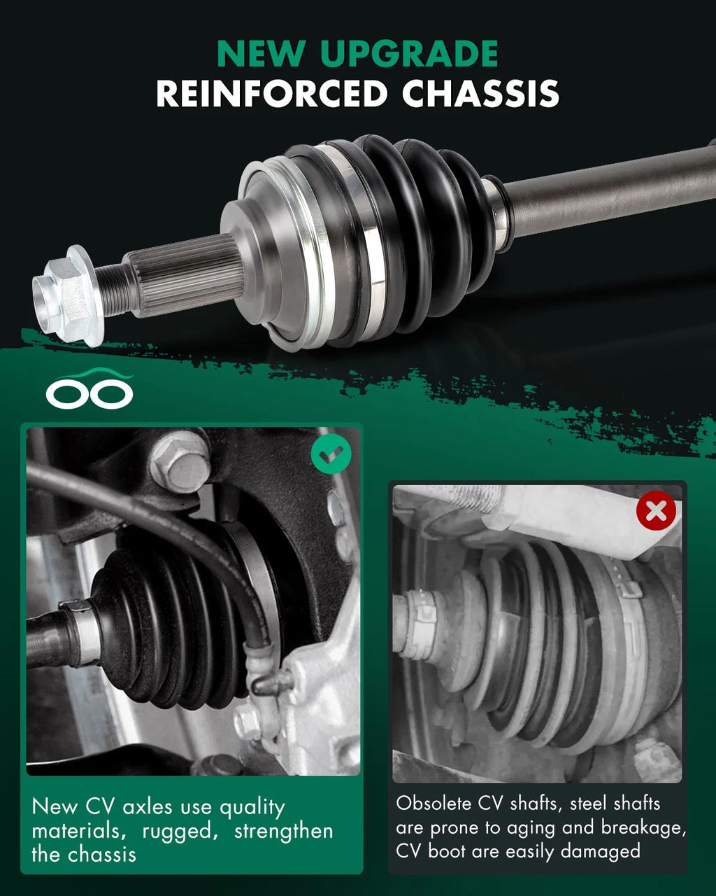 AWD Front Left CV Axle Assembly for Lexus IS250 (2006–2010)
