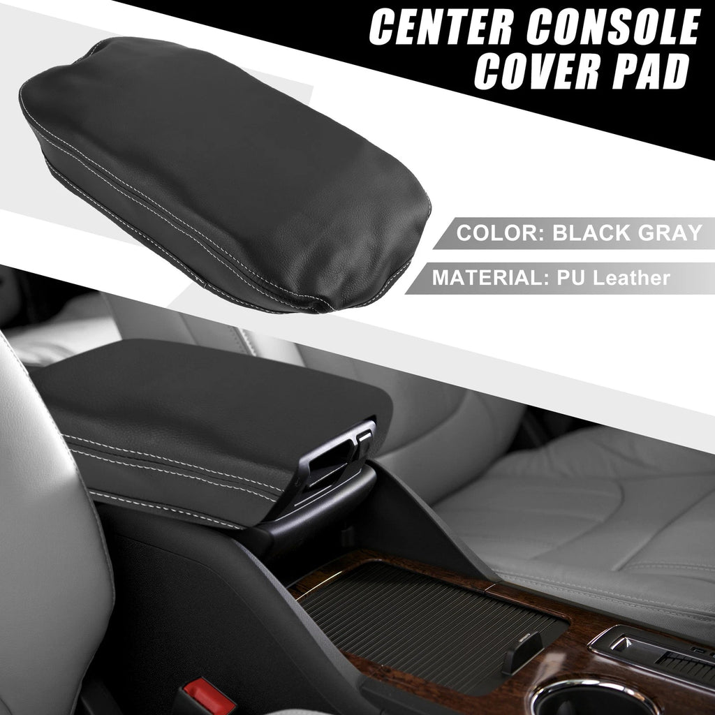 Center Console Cover Armrest Protector for Toyota RAV4 (2019–2022) Black Gray