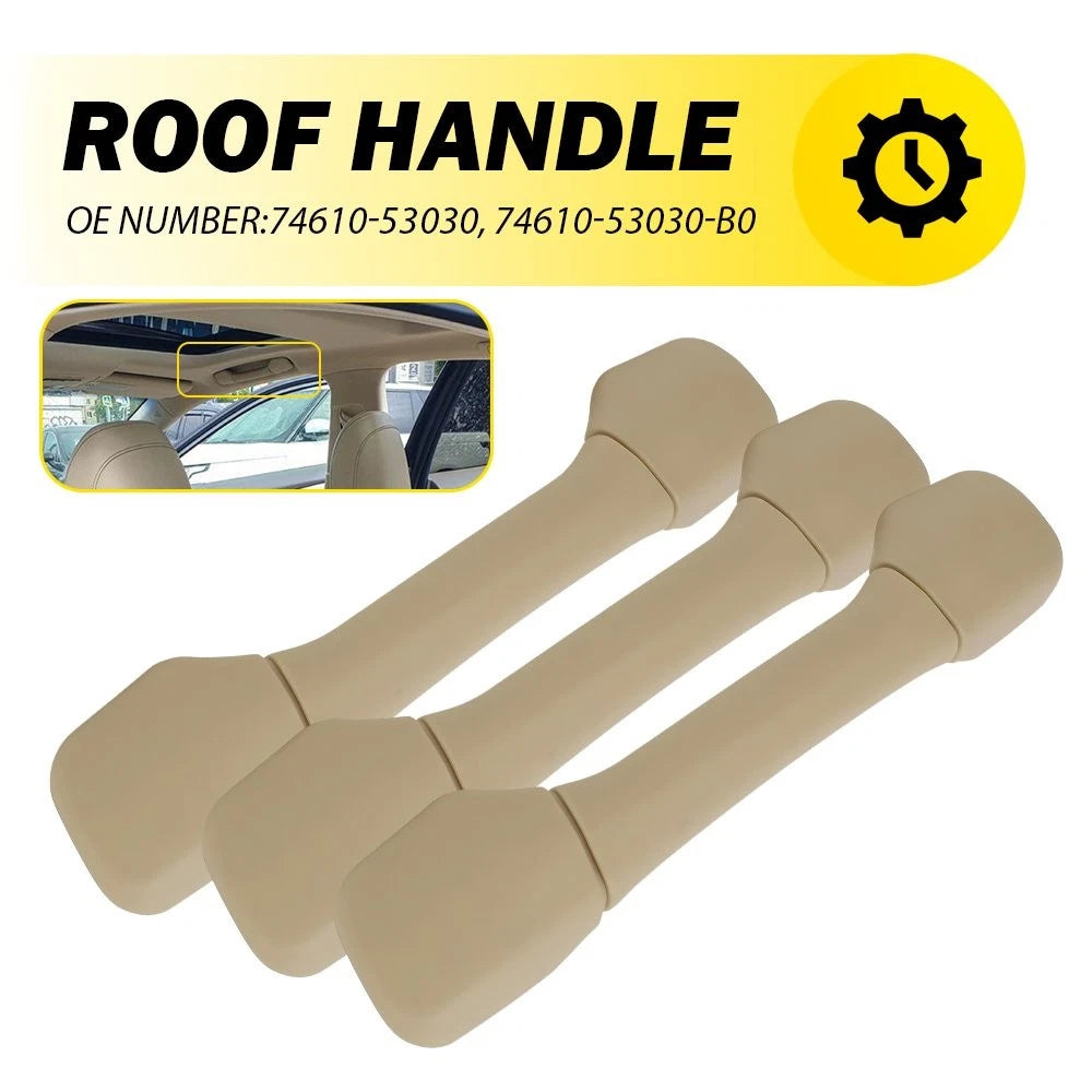 3Pcs Roof Pull Grab Handle Beige for Lexus ES350 IS250 IS350 RX350 (2007–2012) 74610-53030B0