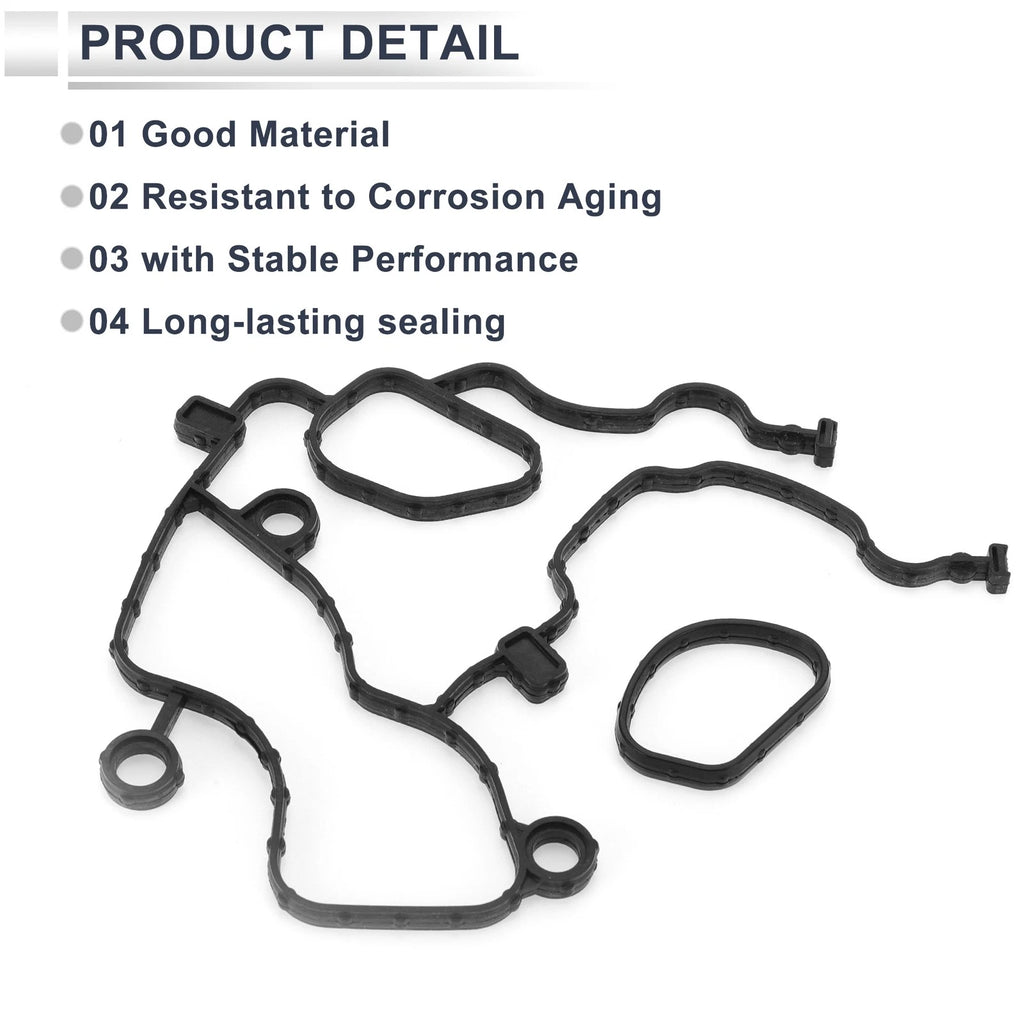Set of 1 Timing Cover Gasket No. 68228480AA for Chrysler Dodge 3.6L V6
