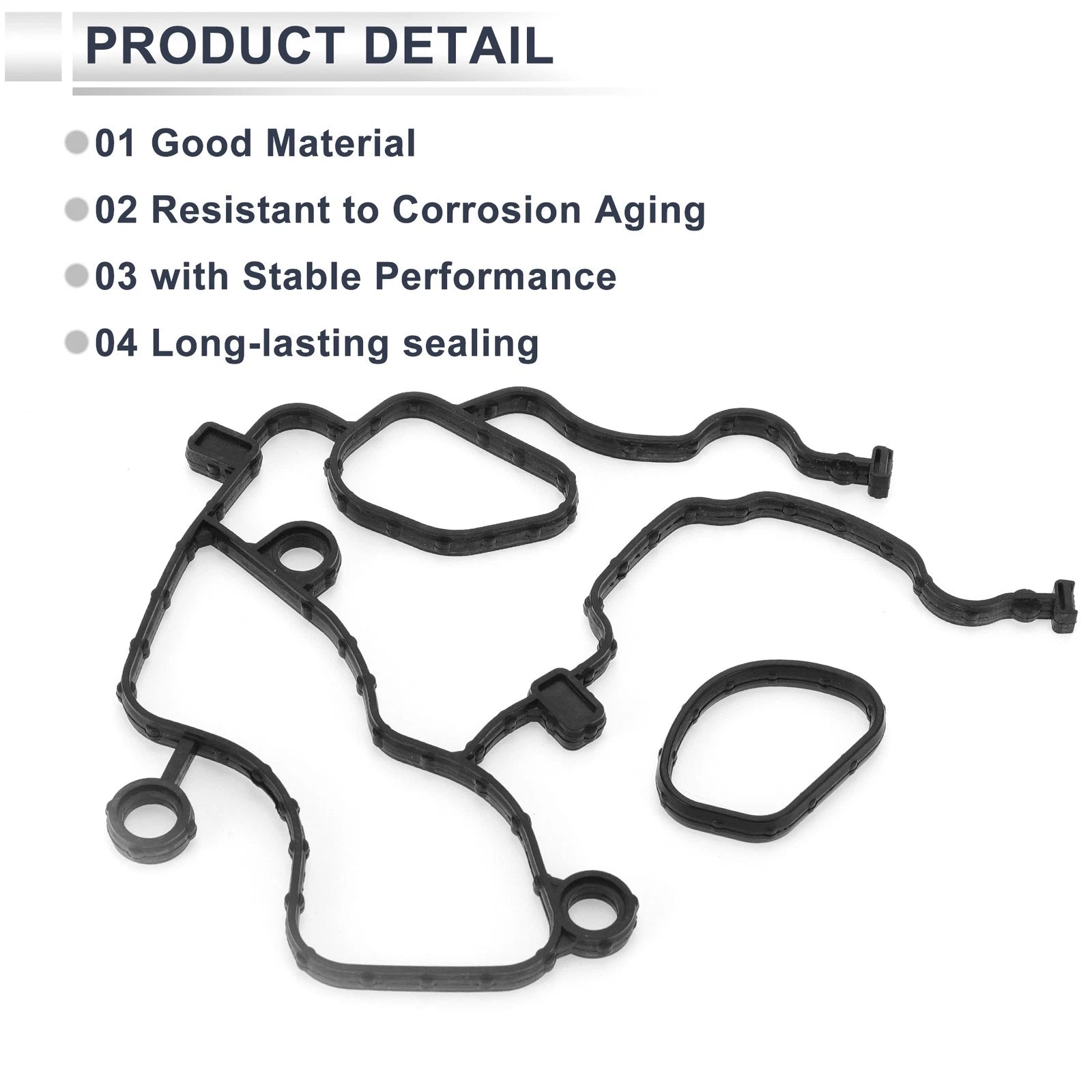 Set of 1 Timing Cover Gasket No. 68228480AA for Chrysler Dodge 3.6L V6