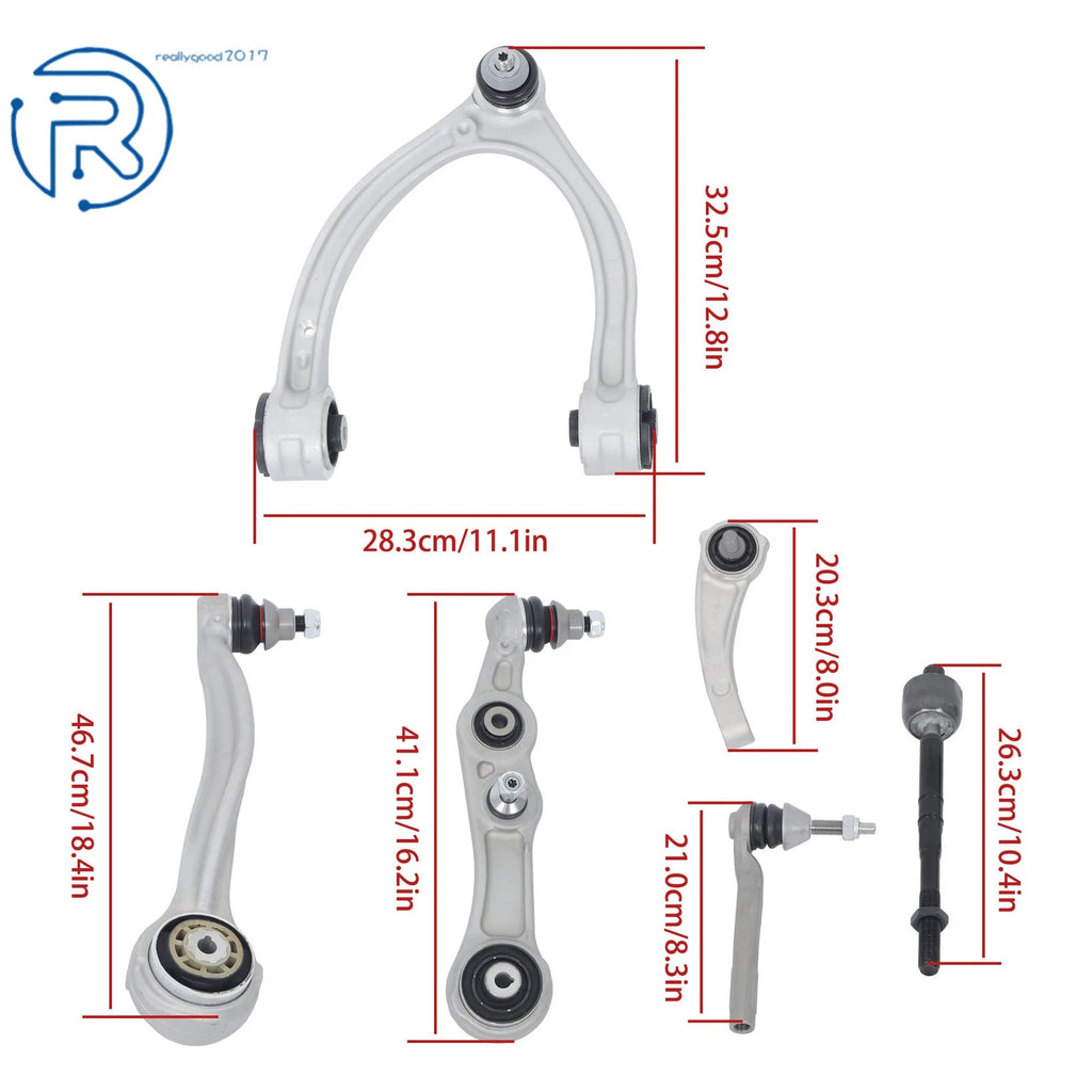 12PCS Front Suspension Control Arm Kits for Mercedes Benz E300 (2017–2019) 2053301505