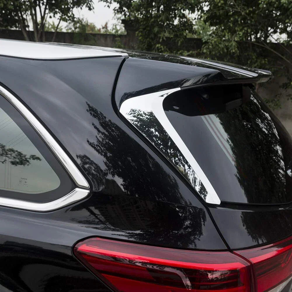 Rear Window Side Spoiler Wing Cover Trim for 14-19 Toyota Highlander