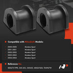 2X Rear Side Sway Bar Bushing for Mitsubishi Montero Sport (2000–2004)