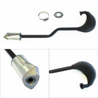 Exhaust Pipe Muffler for Motorized Bicycle 49cc 66cc 80cc (2-Stroke)