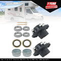 Set of 2 5-Lug 4.5" Trailer Wheel Hub Kits for 3500 lb Trailers