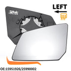 Heated Left Side Mirror Glass for Chevrolet Traverse (2018–2023)