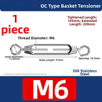OC Turnbuckle for Cable Wire Rope Use (304 Stainless Steel)