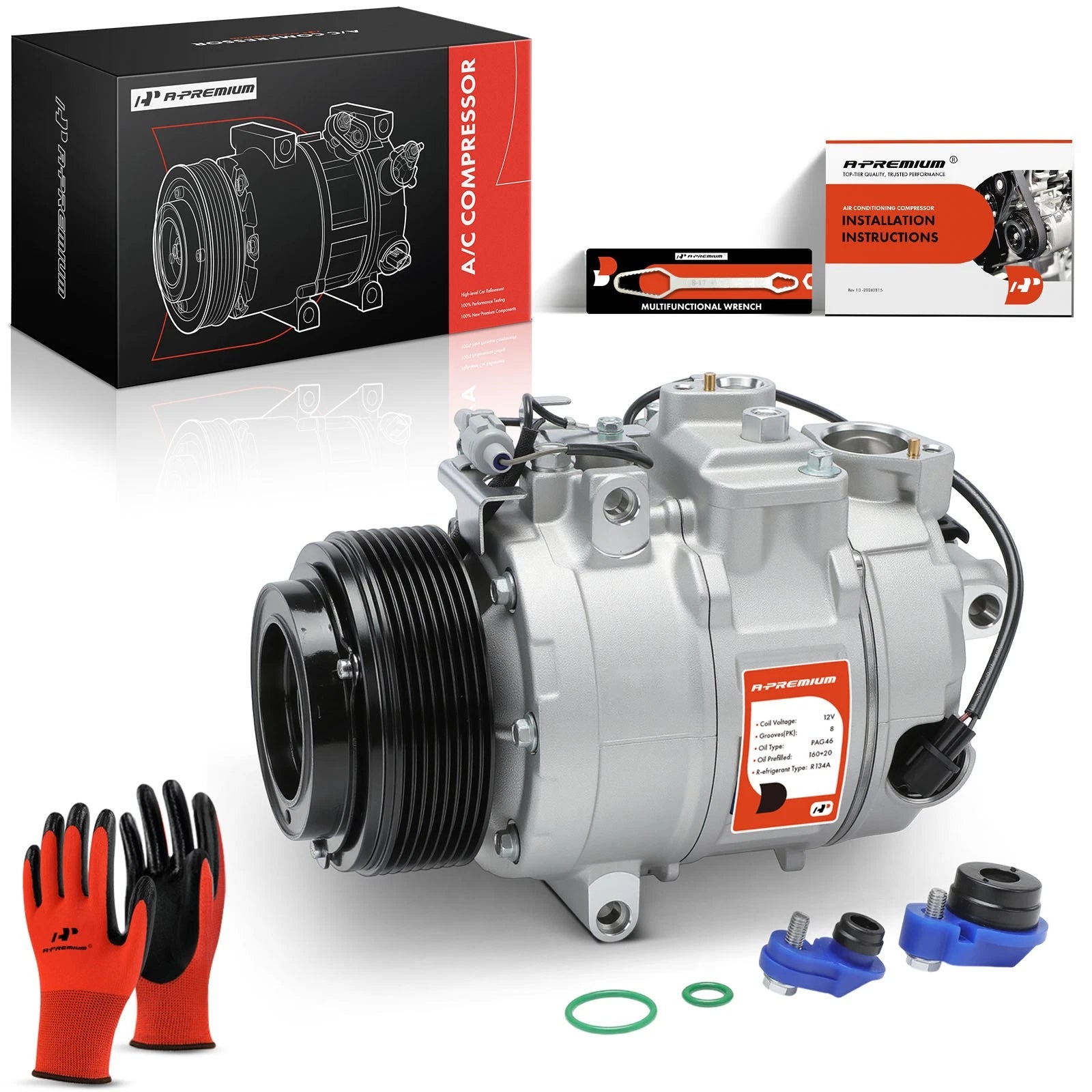 A/C Compressors with Clutch for BMW F30 335i (2012–2015)