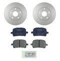 Set of 2 Bosch Front Vented Rotors & Ceramic Brake Pads for Toyota Lexus