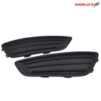Pair Black Fog Light Covers for Ford Focus (2015–2018)