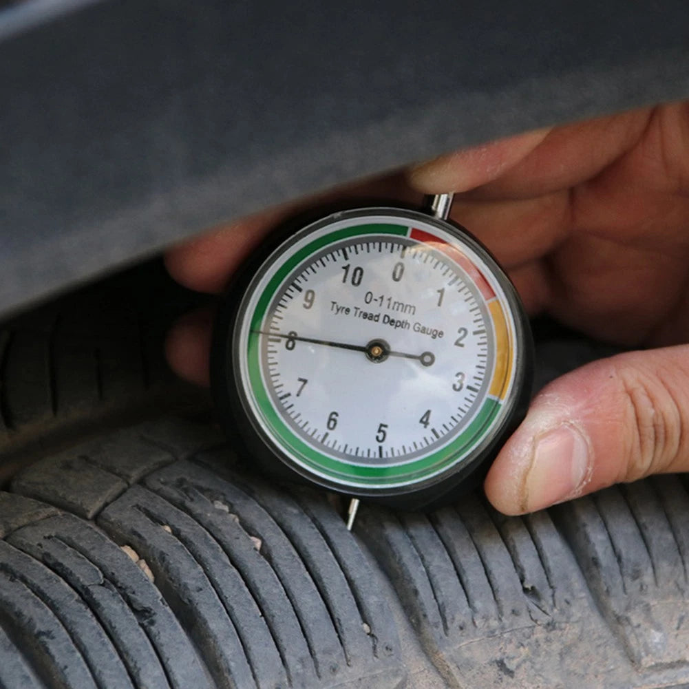 Tire Tread Depth Gauge Tool for Motorcycle Car (Universal)
