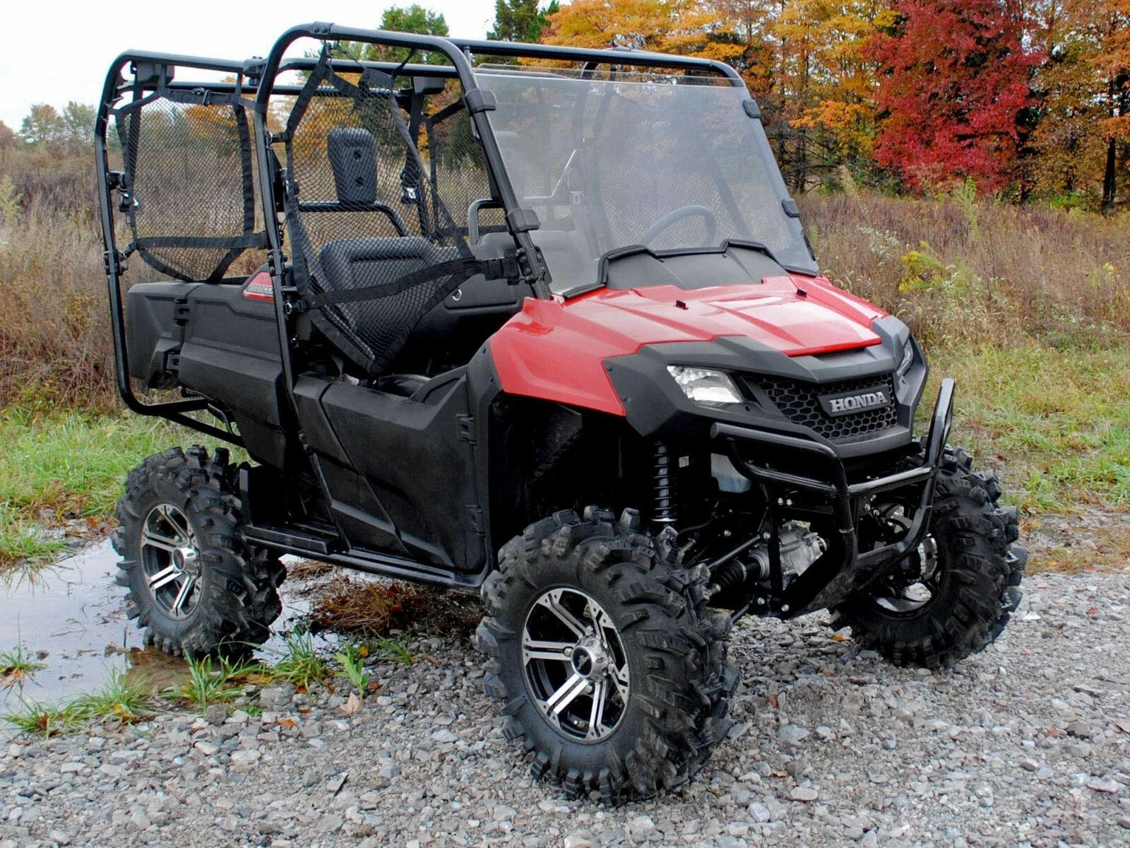 Heavy Duty Scratch Resistant Full Windshield for Honda Pioneer 700 (2016–2023)