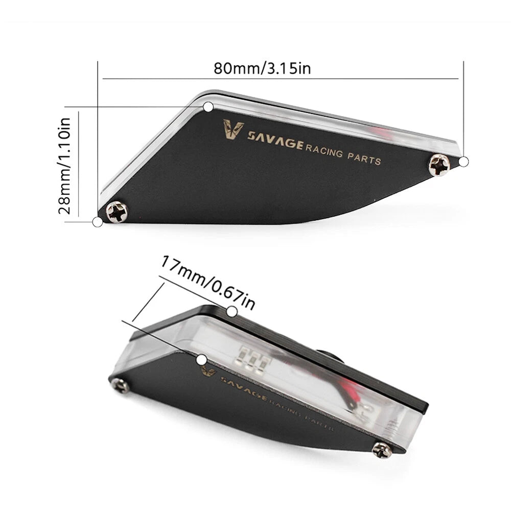 Front LED Turn Signal Lights for Ducati Panigale V4/S V4R V2 (2022–2023)