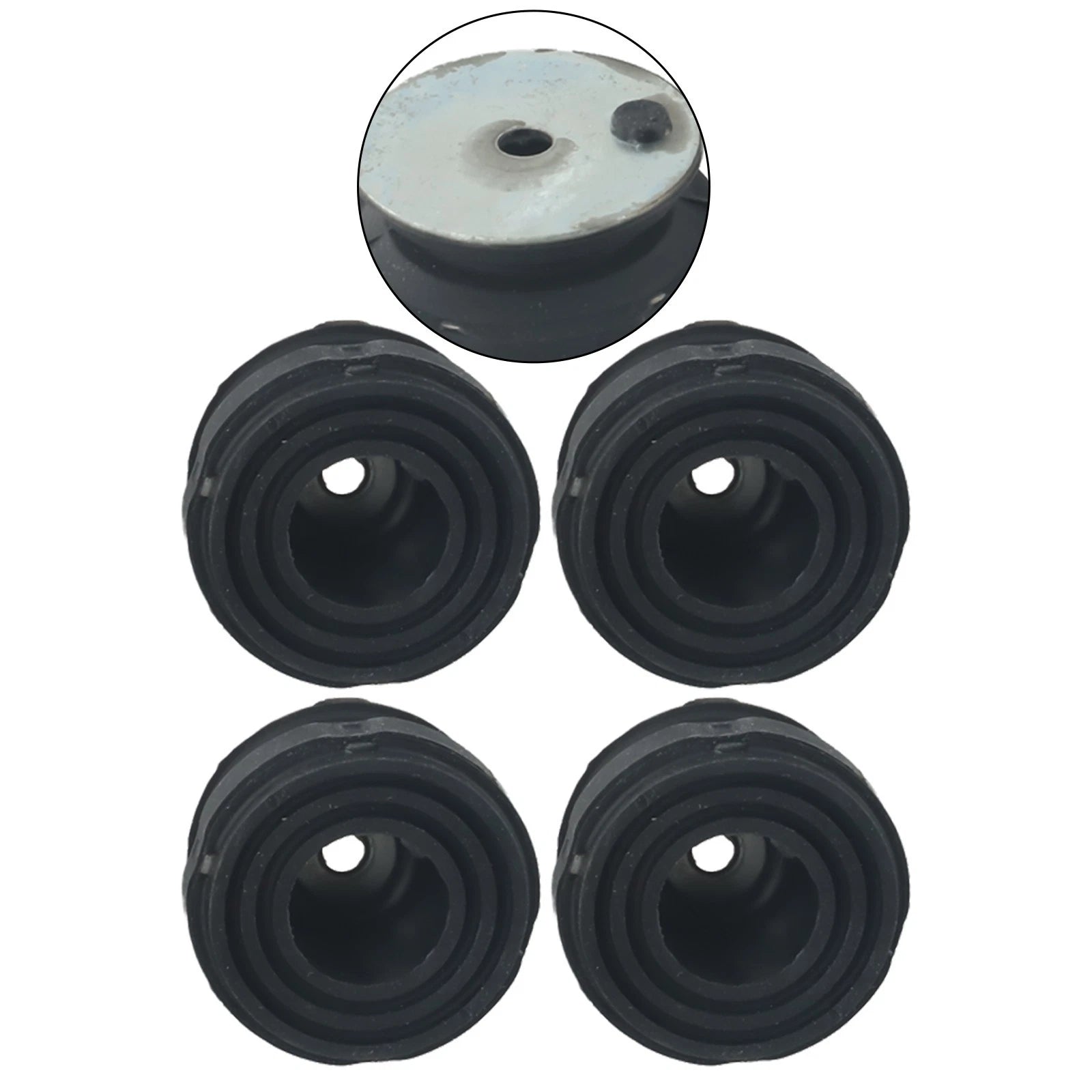 Set of 4 Rubber Foot Pads for Generator (43mm / 1.7in)