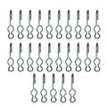 25 SJ Hooks for Rubber Rope Shock Cord Bungee Cord Tarp Strap Tie Down