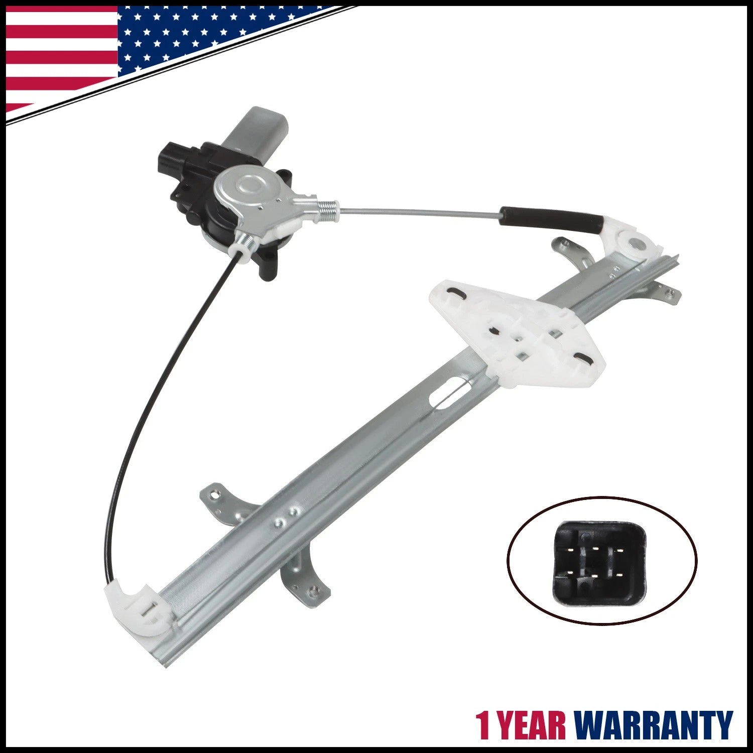 Power Window Regulator with Motor for Honda Accord (2003–2007) Front LH