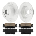 Ceramic Brake Pads and Rotors Kit for Lexus ES350 and Toyota Camry (2013–2018)