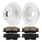 Ceramic Brake Pads and Rotors Kit for Lexus ES350 and Toyota Camry (2013–2018)