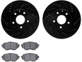 Front Brake Pad and Rotor Kit for Mazda 3 (2017–2018) PC269ZC