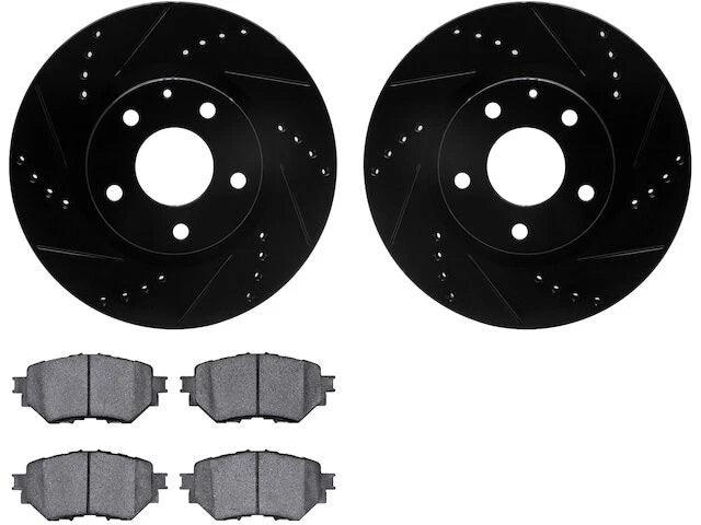 Front Brake Pad and Rotor Kit for Mazda 3 (2017–2018) PC269ZC