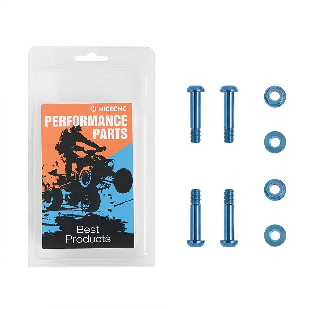 Shock Bolts with Locking Nuts for Yamaha YFZ450 (2006–2009, 2012–2013) M10P1.25