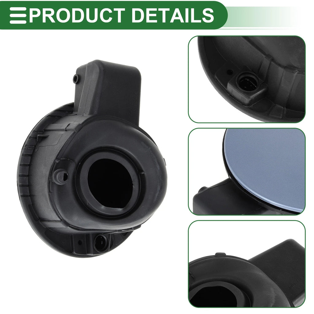 Fuel Tank Door Cap for Volkswagen Polo (2011–2018) Dark Gray