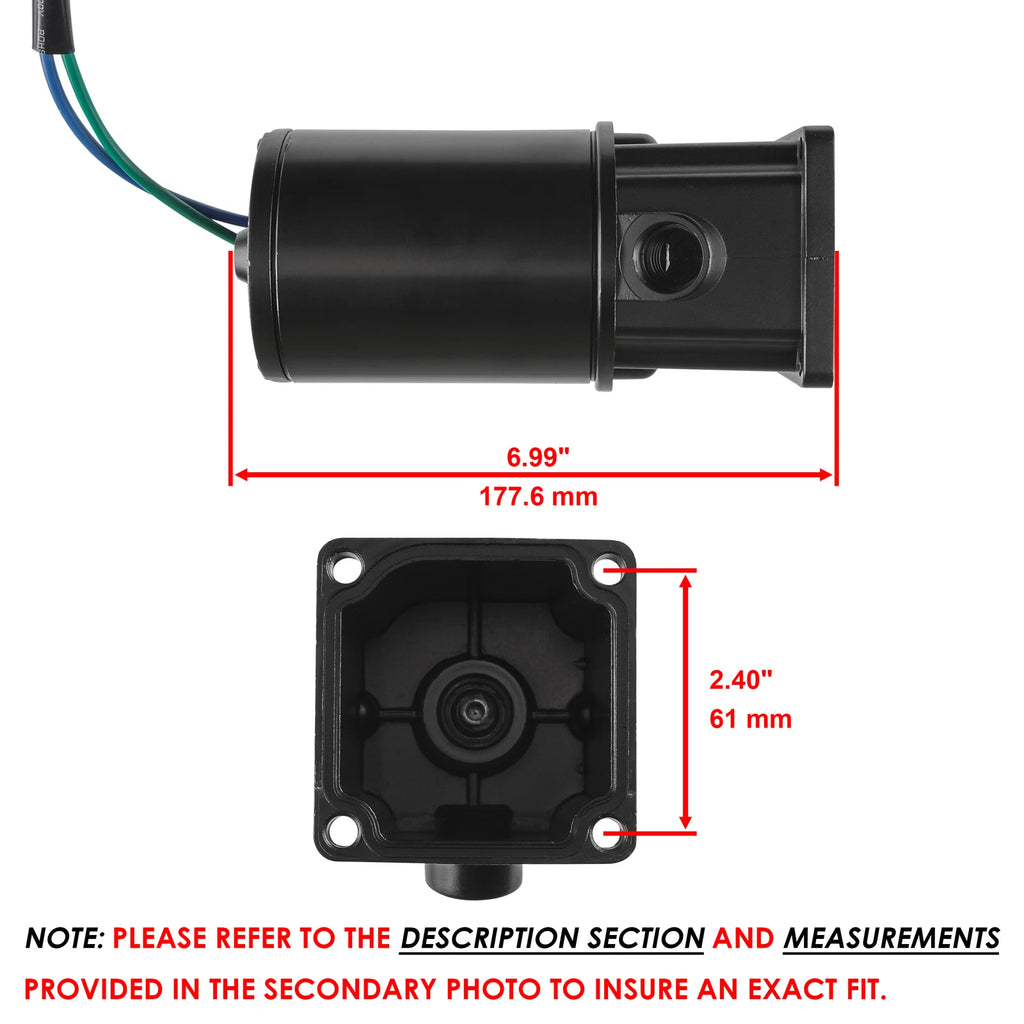 Tilt Trim Motor for Mercury Mariner 115/120/125Hp (1992–2006)