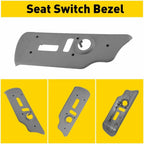 Seat Power Switch Bezel for Cadillac Chevrolet GMC (Neutral Tan, Front Driver Side)