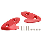 CNC Aluminum Red Mirror Block Off Plates for Yamaha R1/R1M/R1S (2015–2019)